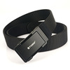 Metal nylon woven street tactics cloth belt for leisure