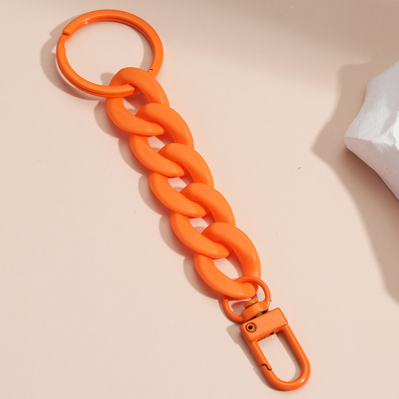 Acrylic woven keychain