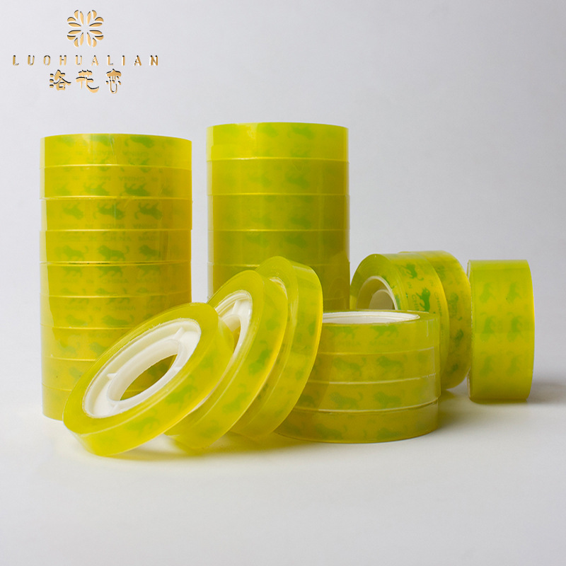 Suministro spot de cinta adhesiva transparente de papelería de oficina material BOPP floral ramo de materiales de embalaje cinta pequeña