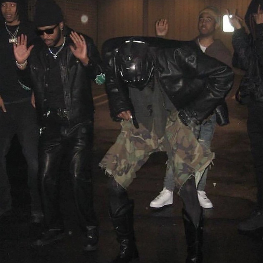 Americano FAR.ARCHIVE Vintage Vintage camuflaje multibolsillo hombre suelto de ocho puntos casual