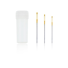 Cross-stitch gold-tailed embroidery darning needle, large-eyed gold-tailed darning needle set, multi-model gold-tailed cross-stitch needle