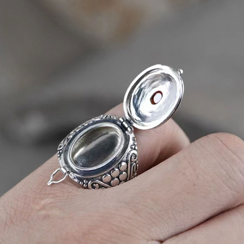 Nepal Style Ethnic Ring For Men And Women, Retro Openable Design_voghion.com