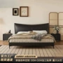 卧室软体简约纳帕皮皮艺床