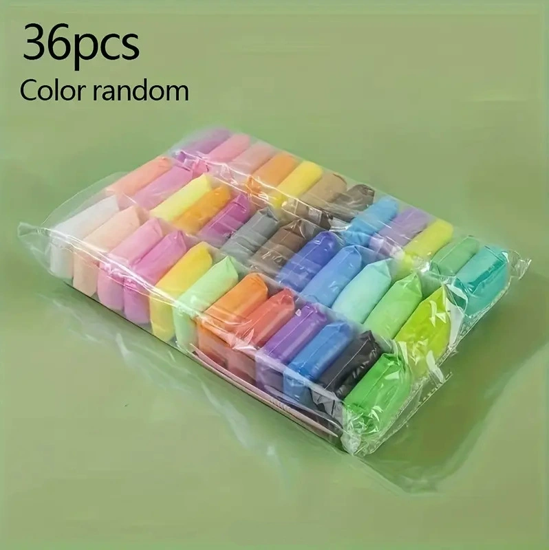 Ultra light safe clay for kindergarten, children's space plasticine, handmade, 36 colors