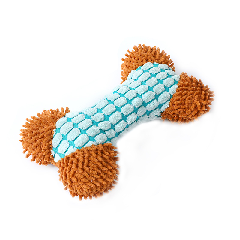 Simulación maíz juguete en stock al por mayor pipetao felpa sonido trapeador terciopelo hueso perro molar mascota juguete