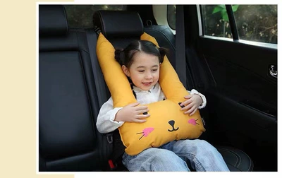 Headrest — Unicorn child car - long-yellow-ears