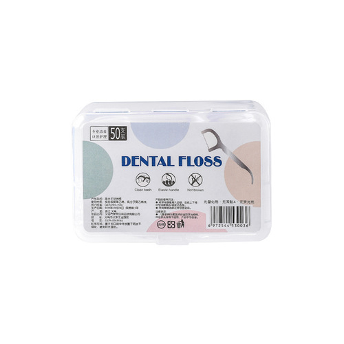 Dental floss wholesale 50 pieces family size large package ultra-fine disposable toothpick floss children's floss stick combination pack