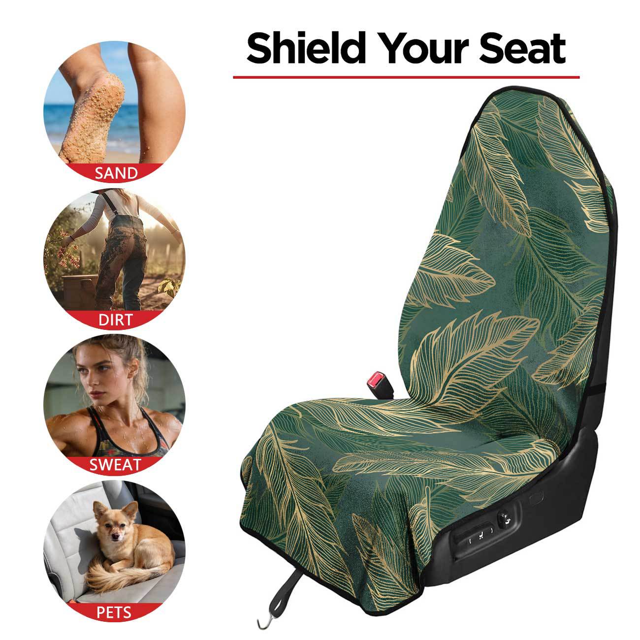 Car seat towel cover front seat protector suitable for gym and exercise, universal for all seasons, car use 132