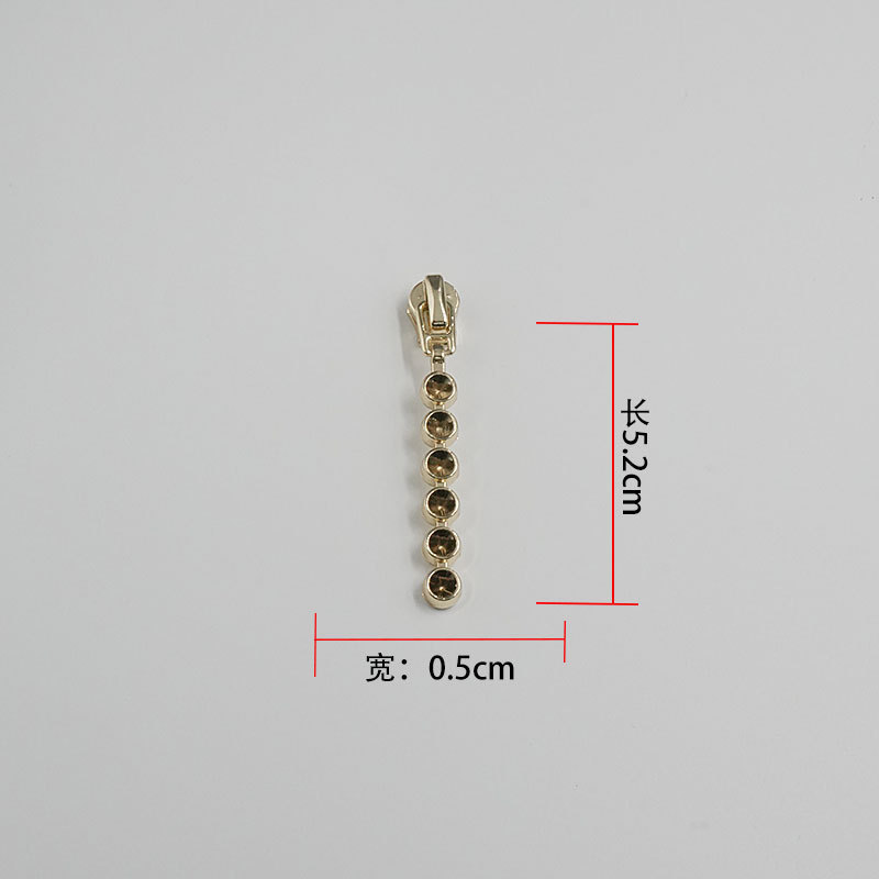 批发金属拉链头 3号拉链头浅金拉头拉片箱包拉链拉扣头5号拉链头|undefined