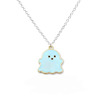 Brand small design cute ghost necklace, universal pendant for beloved, wholesale, Korean style