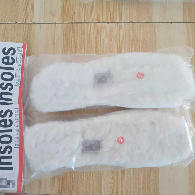 厂家现货羊毛鞋垫冬季保暖棉垫皮毛一体加厚羊剪绒鞋垫批发