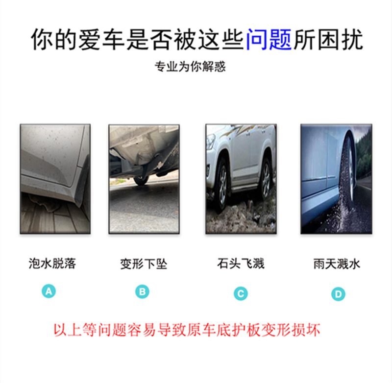 For 16-21 Tenth Generation Civic Chassis Guard Plate Sound Insulation