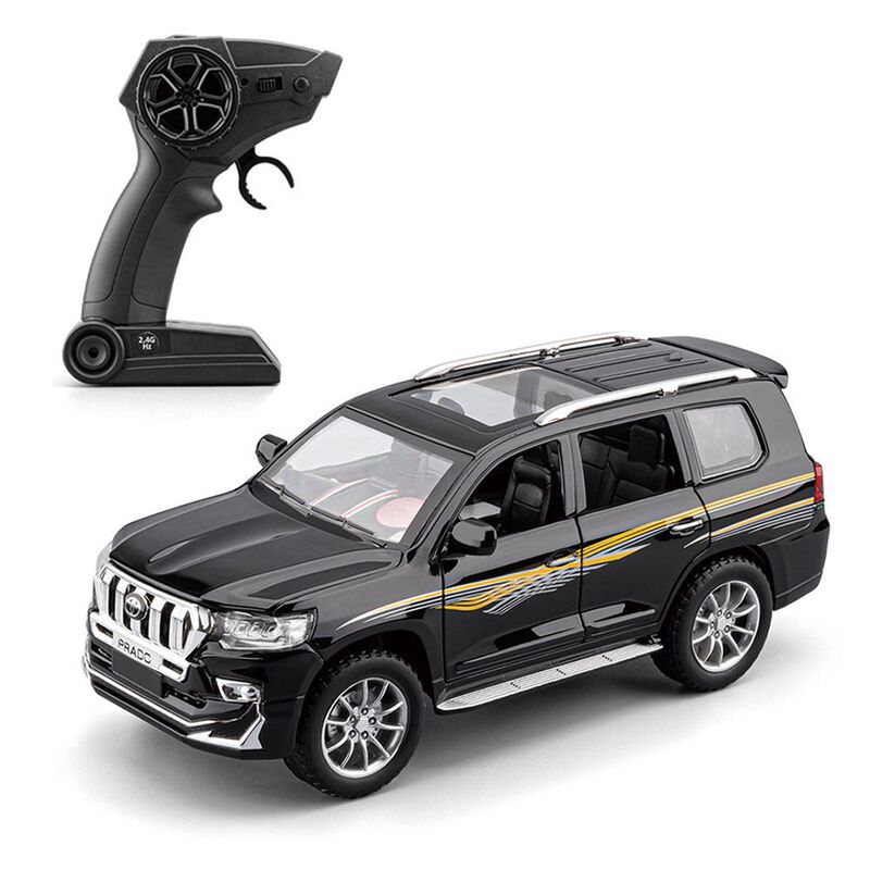Car Zhizhi 1:24 Prado Off-Road Alloy Remote Control Car with Sound and Light Kidsren's Toy Lex Lx570 Model Dropshipping Car Zhizhi 1:24 Prado Off-Road Alloy Remote Control Car with Sound and Light Kidsren's Toy Lex Lx570 Model Dropshipping