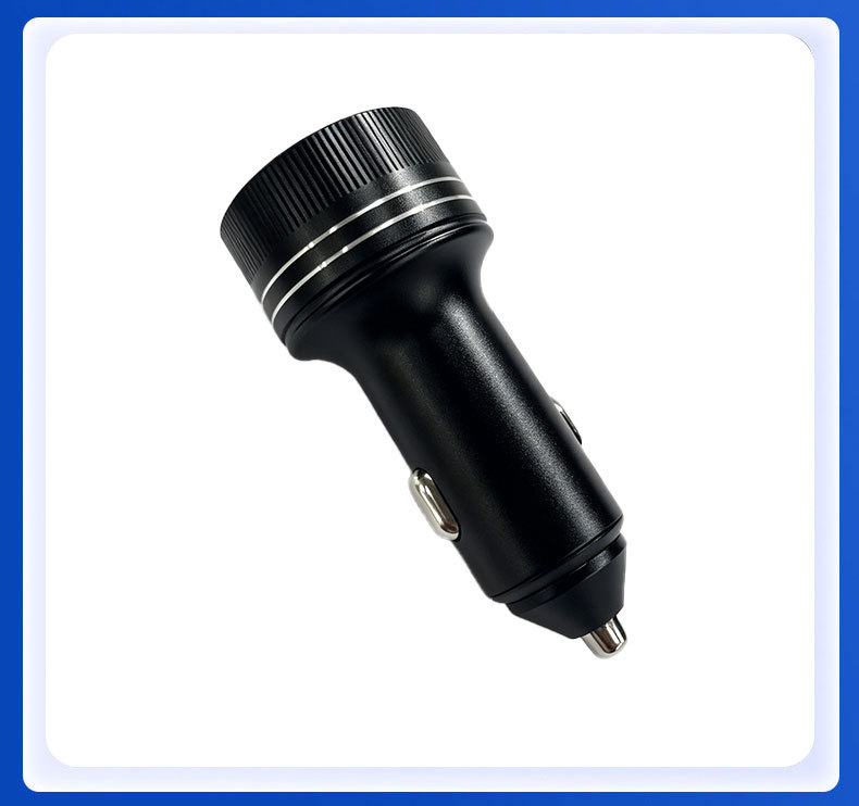New car charger, super-fast charging, dual-port, cigarette lighter adapter, mobile phone charger