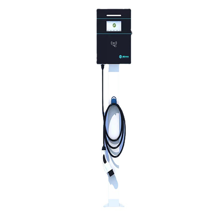 充電樁 7kw家用戶外交流充電樁可立柱可壁挂