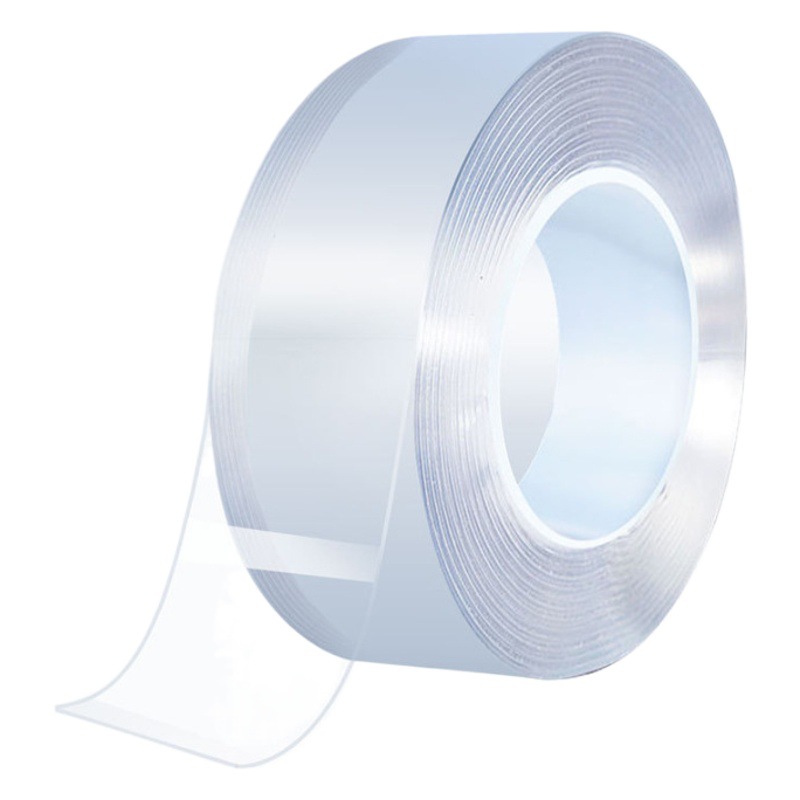 Venta directa de fábrica de nano cinta acrílica de alta transparencia, gancho adhesivo lavable impermeable de alta viscosidad, nano sin costuras cinta de doble cara