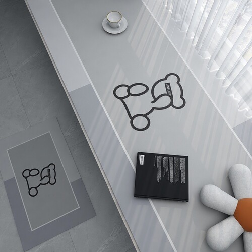 Factory direct sales modern simple bay window mat bedroom balcony mat ins window sill mat four seasons style free cutting