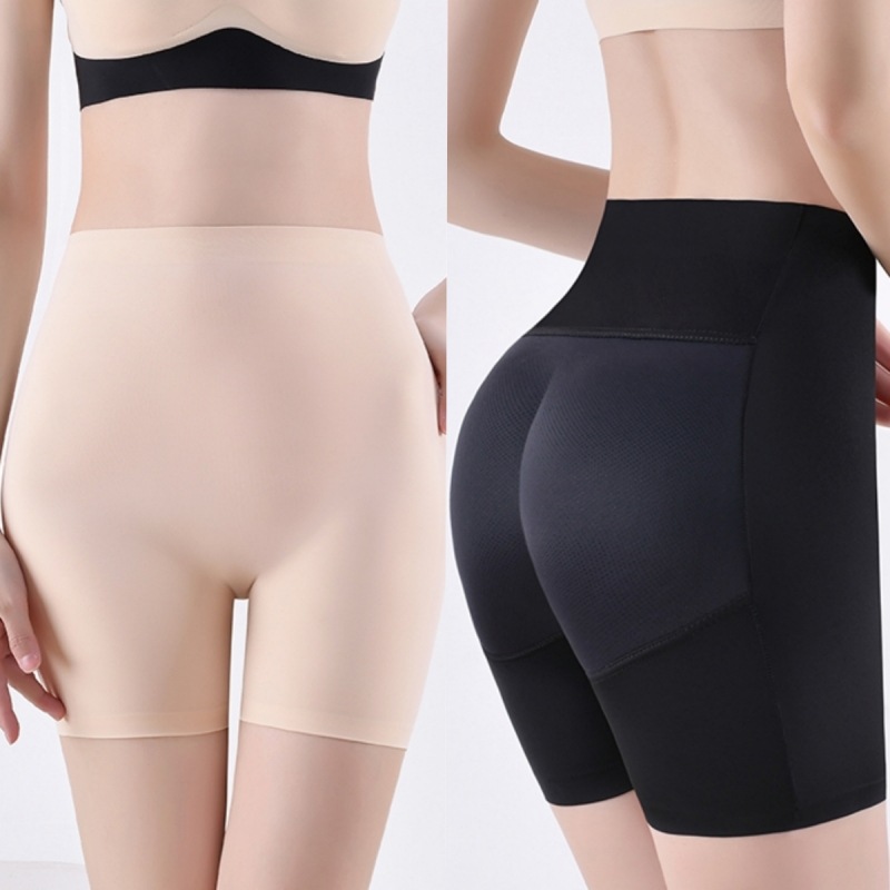 Cross-border invisible safe pants for buttocks enhancement and shaping, women's high-waisted butt-lifting and abdomen-closing pants, magic pants for false buttocks