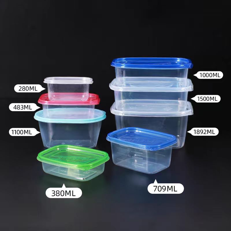 一次性pp餐盒食品保鲜野餐踏青塑料透明甜品蛋糕水果捞外卖打包盒