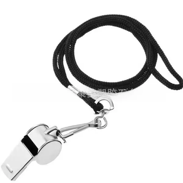 Whistle, Edge-Wrapped Whistle, Stainless Steel Whistle, Metal Whistle, Outdoor Survival Whistle, Traffic Command Whistle