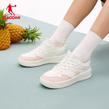 中国乔丹板鞋女2024春季新款厚底增高百搭小白鞋休闲运动鞋女鞋子