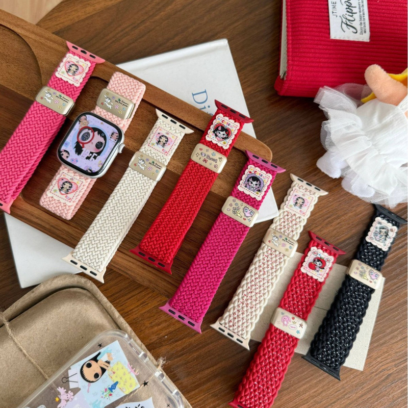 Xiaoyu woven nylon sports strap is suitable for Apple S11 watch, iwatch 10th generation, applewatch 987SE Xiaoyu woven nylon sports strap is suitable for Apple S11 watch, iwatch 10th generation, applewatch 987SE