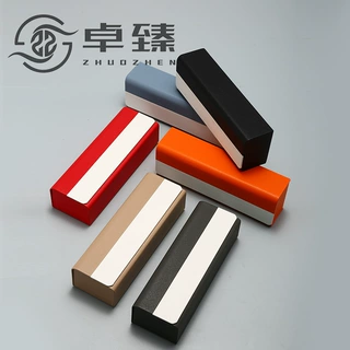 新品长白条双色眼镜盒高颜值简约便携防压墨镜盒太阳眼镜盒收纳盒