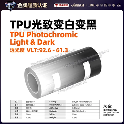 Car headlight protective film, protection, self-repairing car light color - photochromic-whitening-and-blackening-vlt926-613-30cm15m