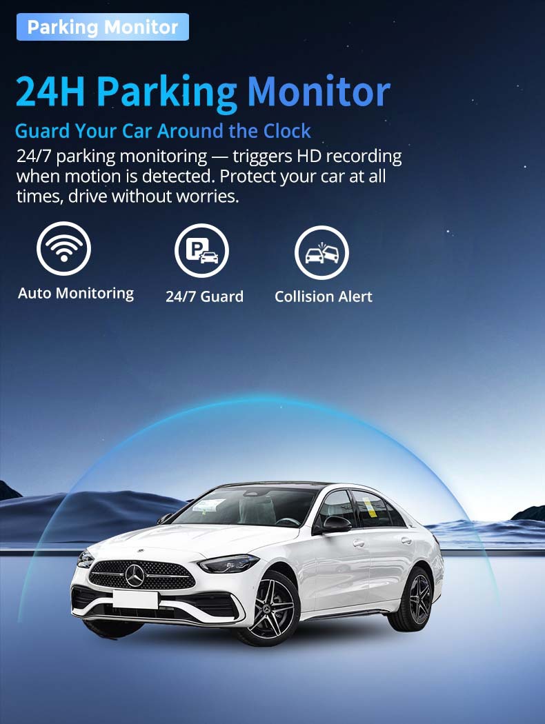 Cross-Border 12-Inch 4K Streaming Media Driving Recorder with 4-Channel Blind Spot Adas Assistance and Bsd Parking Monitoring Recorder