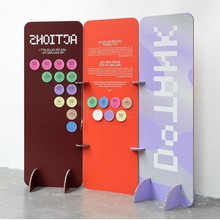 纸空间展会瓦楞纸板竖瓦楞蜂窝板展板展览展示牌纸艺美陈展板