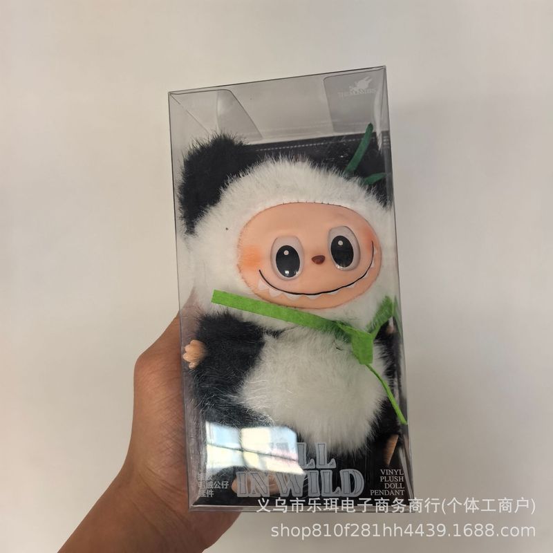 拉布布POPMART泡泡玛特LABUBU春天野搪胶毛绒公仔挂件潮玩盲盒|undefined