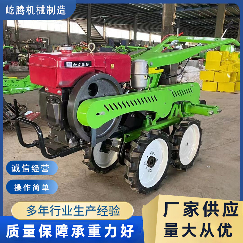 家用多功能蒜地出蒜机 手推式汽油柴油两行大蒜收获机农用挖蒜机