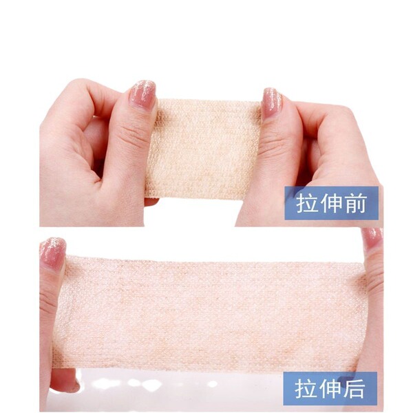 Elastic disposable elastic bandage non-woven cloth