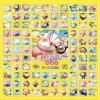 110-hole egg doll party hole-dong fun + 6 theme dolls