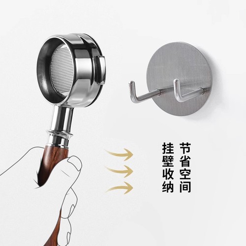 Coffee Handle Support Hook Wall Hook Coffee Accessory Storage Italian Coffee Machine Handle Rack Mount Bracket