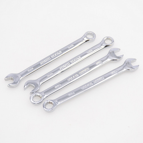 Dual-purpose wrench double-ended wrench mirror dull plum dual-purpose wrench open plum blossom wrench fixed wrench No. 8-10