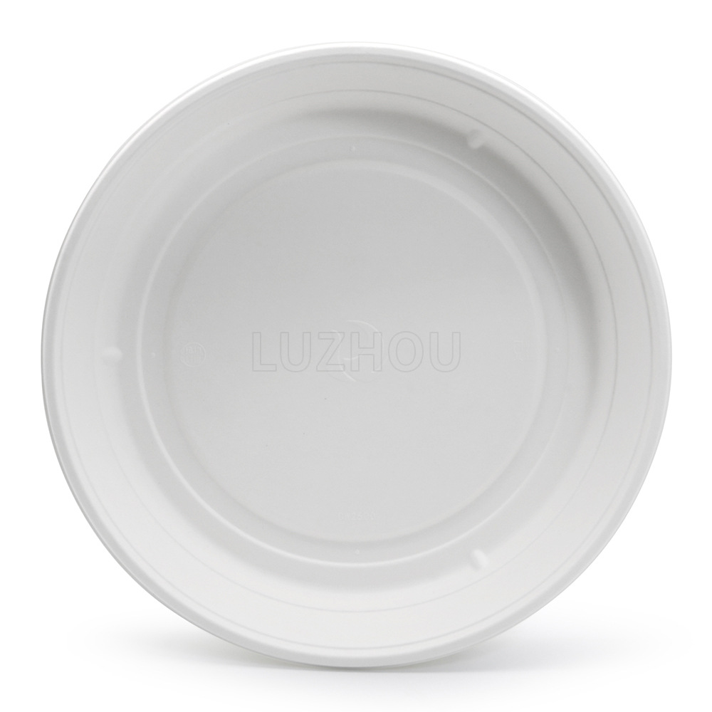 Vajilla Desechable de Pulpa de Caña de Azúcar Shaoneng Oasis, Platos y Tazones de 2500/3000/3500 ml, Biodegradables y Ecológicos