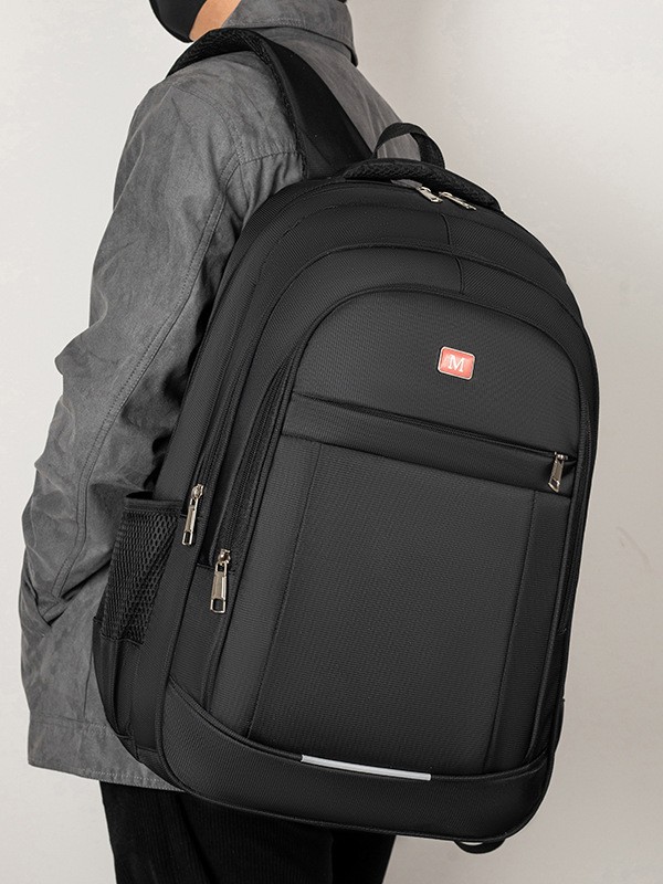 Mochila Mochila de viaje de negocios de ocio de alta gama para hombres, bolsa de viaje de gran capacidad, mochila escolar para estudiantes de secundaria, bolsa para computadora