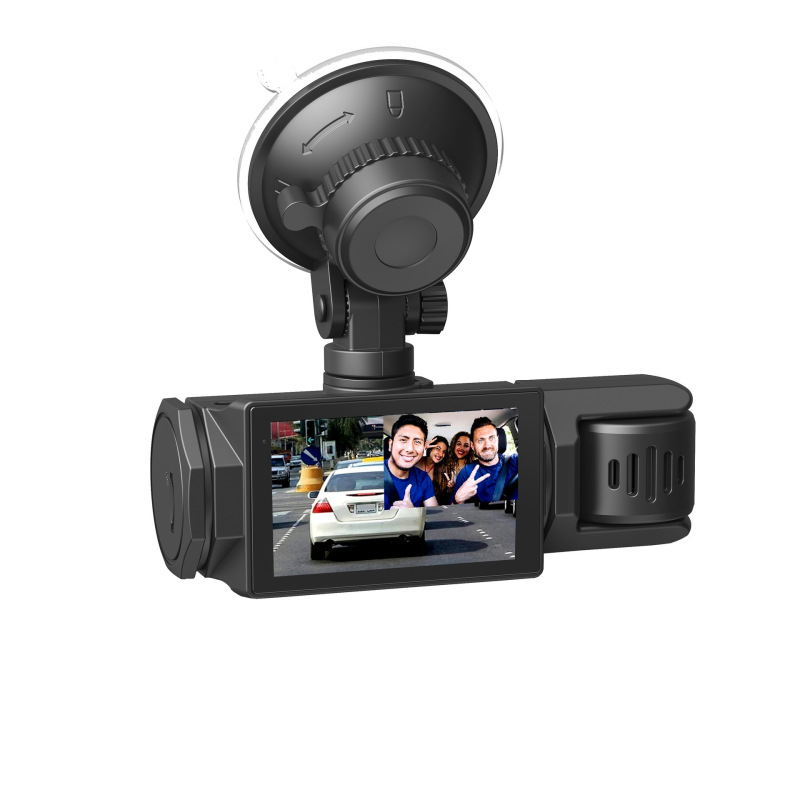 高精細1080pドライブレコーダ3レンズとバック映像付き携帯電話WIFI車載DVR|undefined