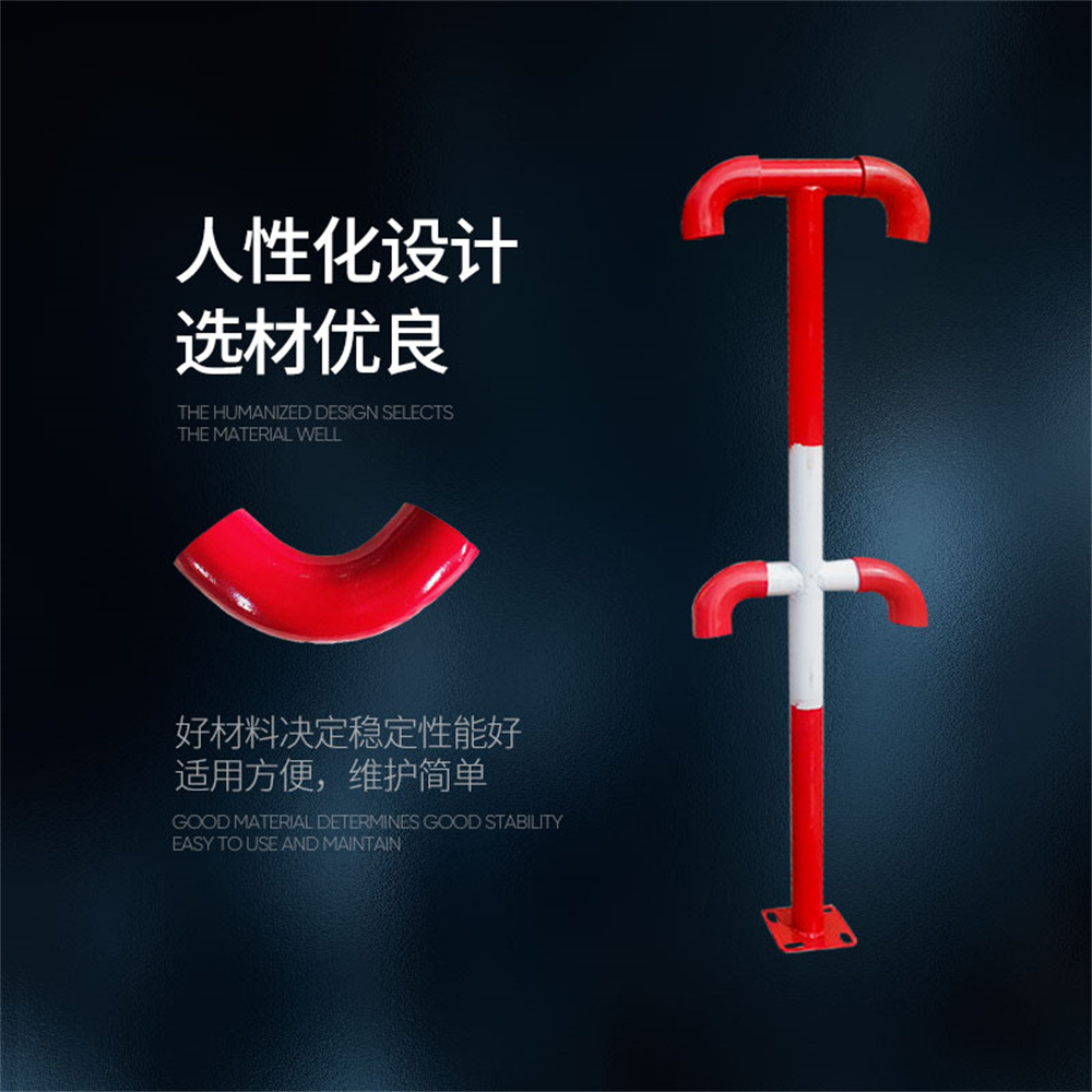 广西工地临边防护栏杆定型化临时楼梯扶手防护连接件干字王字立柱