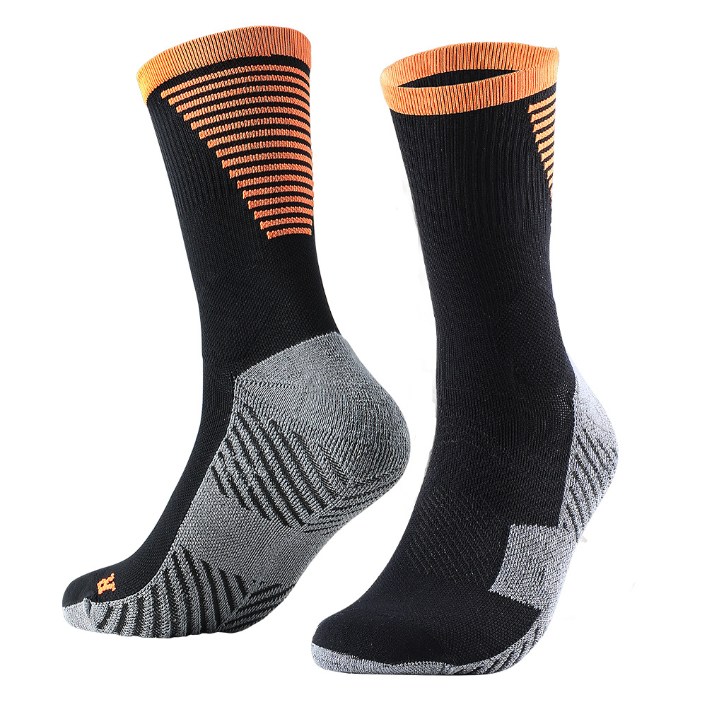 Men's Sports Geometric Cotton Jacquard Crew Socks A Pair display picture 3