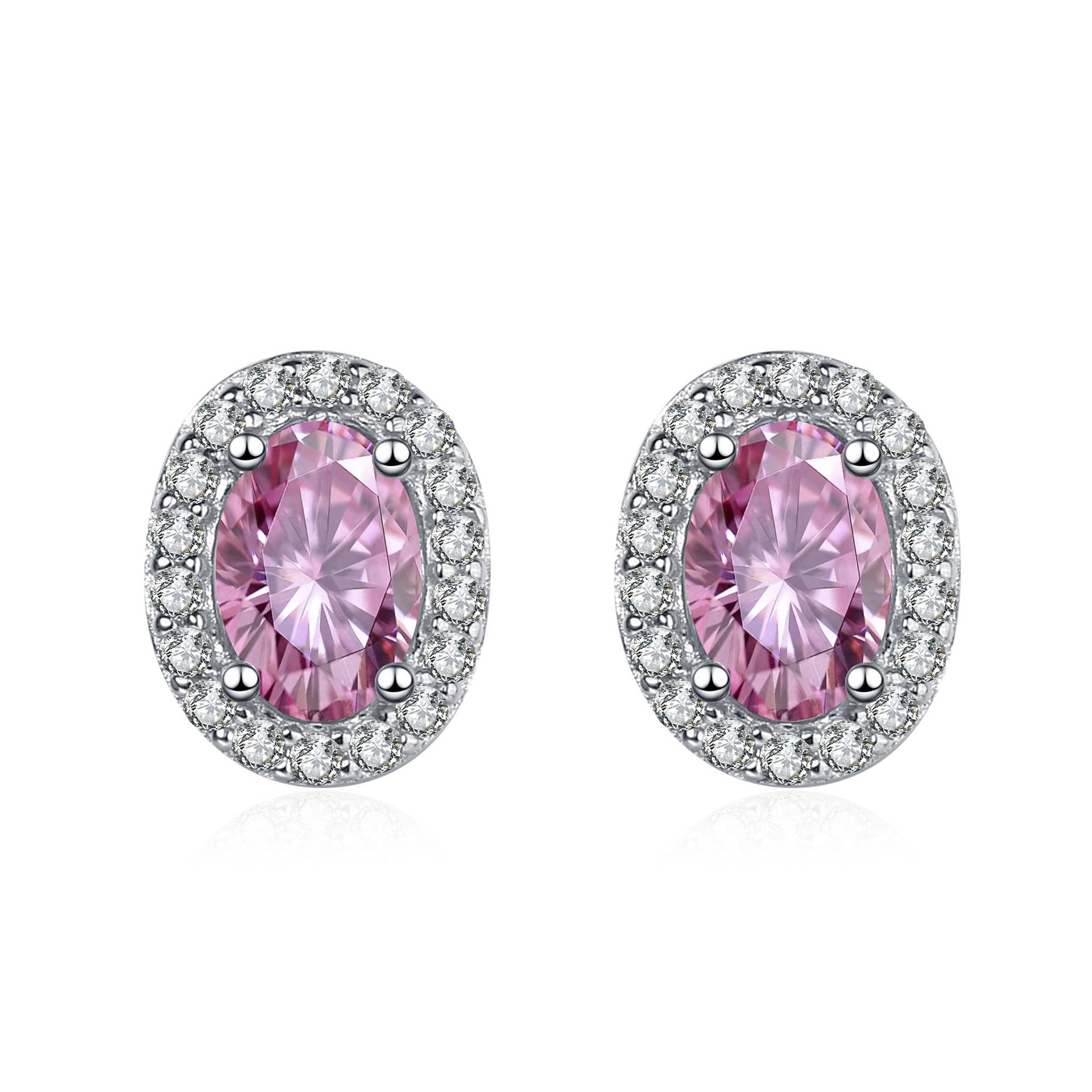 925 plata de diamante dorado color mozanita pernos de piedra oval 1 quilate azul verde pernos de piedra mozanita