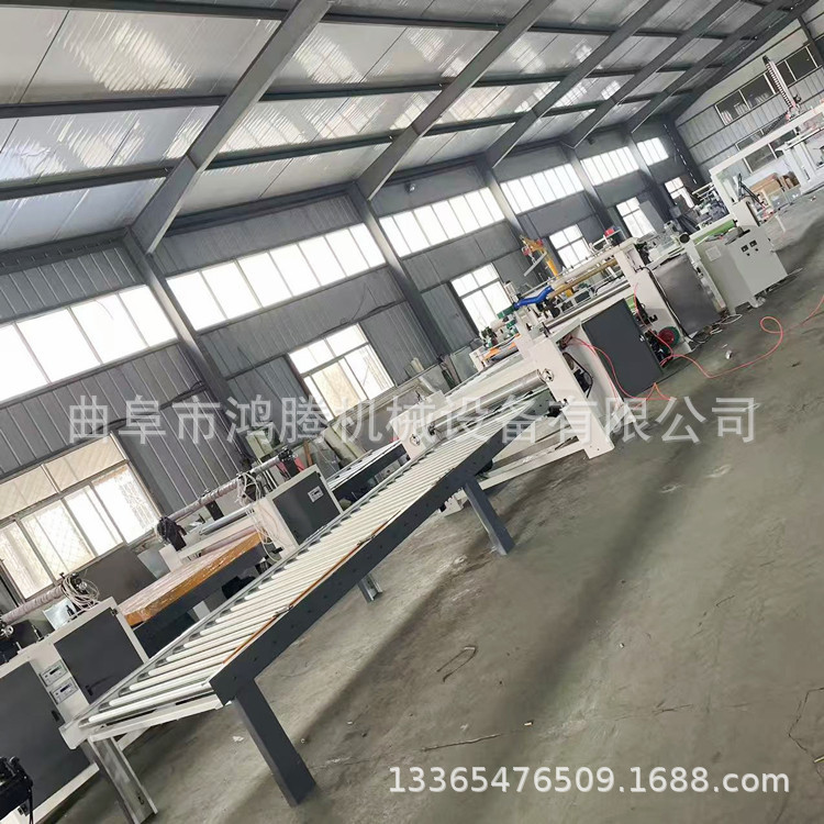 大板热转印贴面机 地板刮胶覆膜机 平贴机PET高光膜纤维板贴纸机