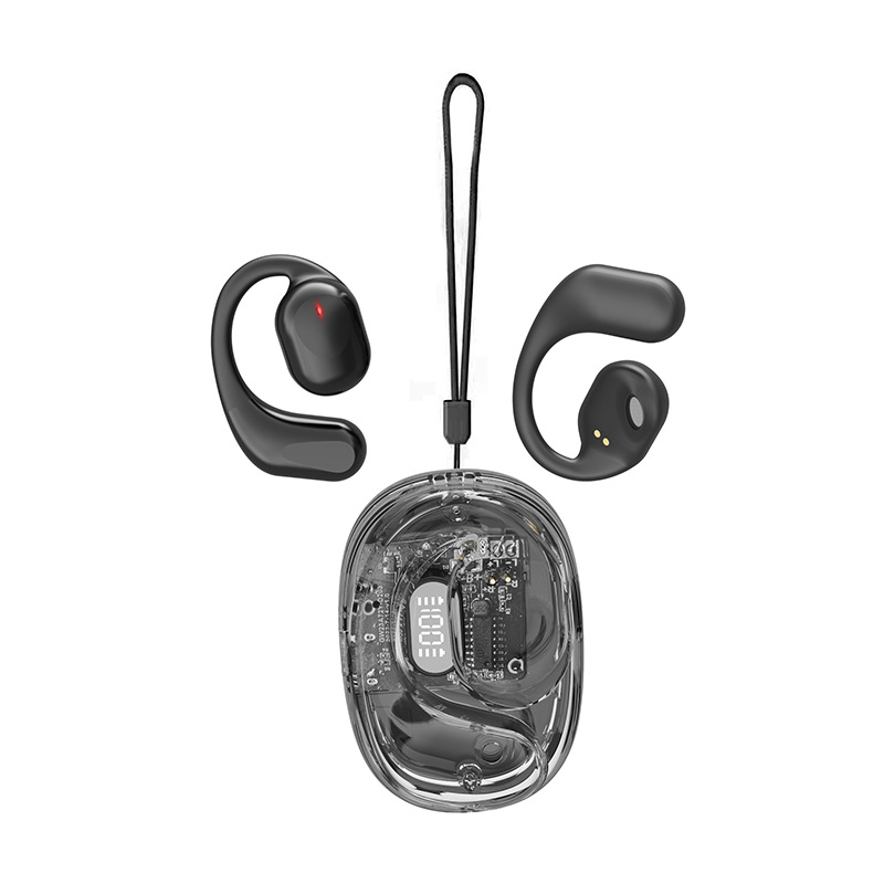 OWS OPEN 9 OPEN auricular Bluetooth inalámbrico Deportes oreja colgando de silicona suave caliente-Venta de conducción de aire no en el oído