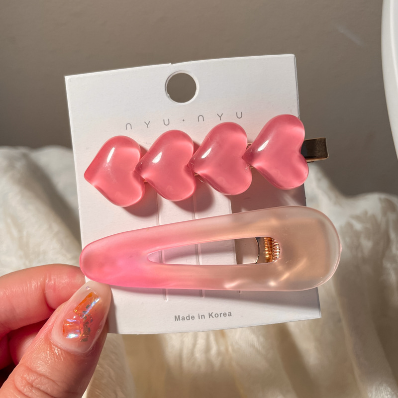 Horquilla de dopamina clip lateral femenino flequillo de sentido avanzado clip pequeño roto horquilla de moda clip lateral lindo clip bb clip tocado