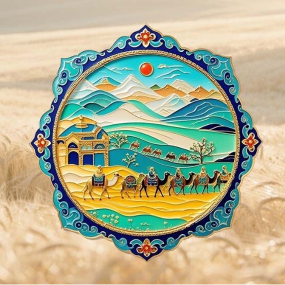 敦煌中国风景区合金金属冰箱贴定制丝绸之路旅游纪念品文创伴手礼|undefined