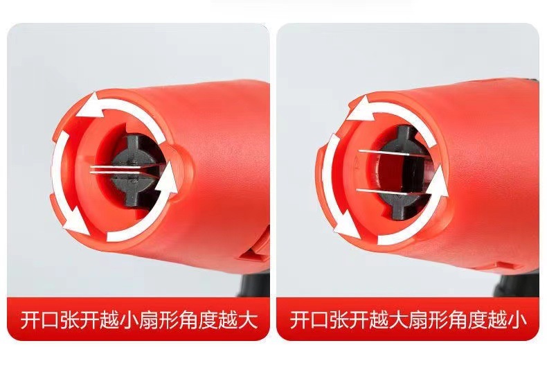 High-pressure car wash foam cannon, large-capacity PA aluminum spray bottle, large-caliber cleaning machine water gun, PA bottle