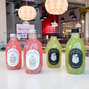 ˮ��ƿ350ml�rե����֭ƿ�p��ʳ�w�w����ƿ���ܱ�pet���w����ƿ