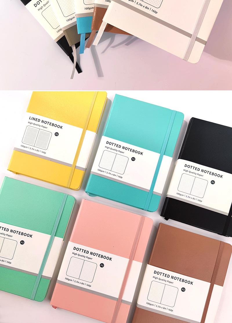 1 Piece Solid Color Learning Paper Preppy Style Notebook display picture 2