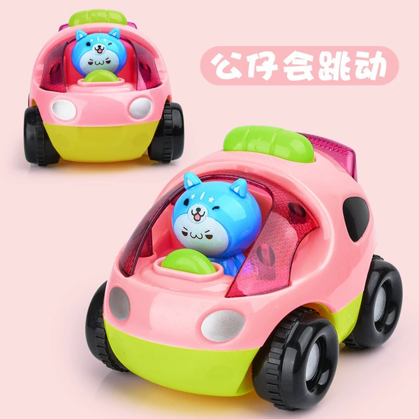 Cartoon fuchsia doll